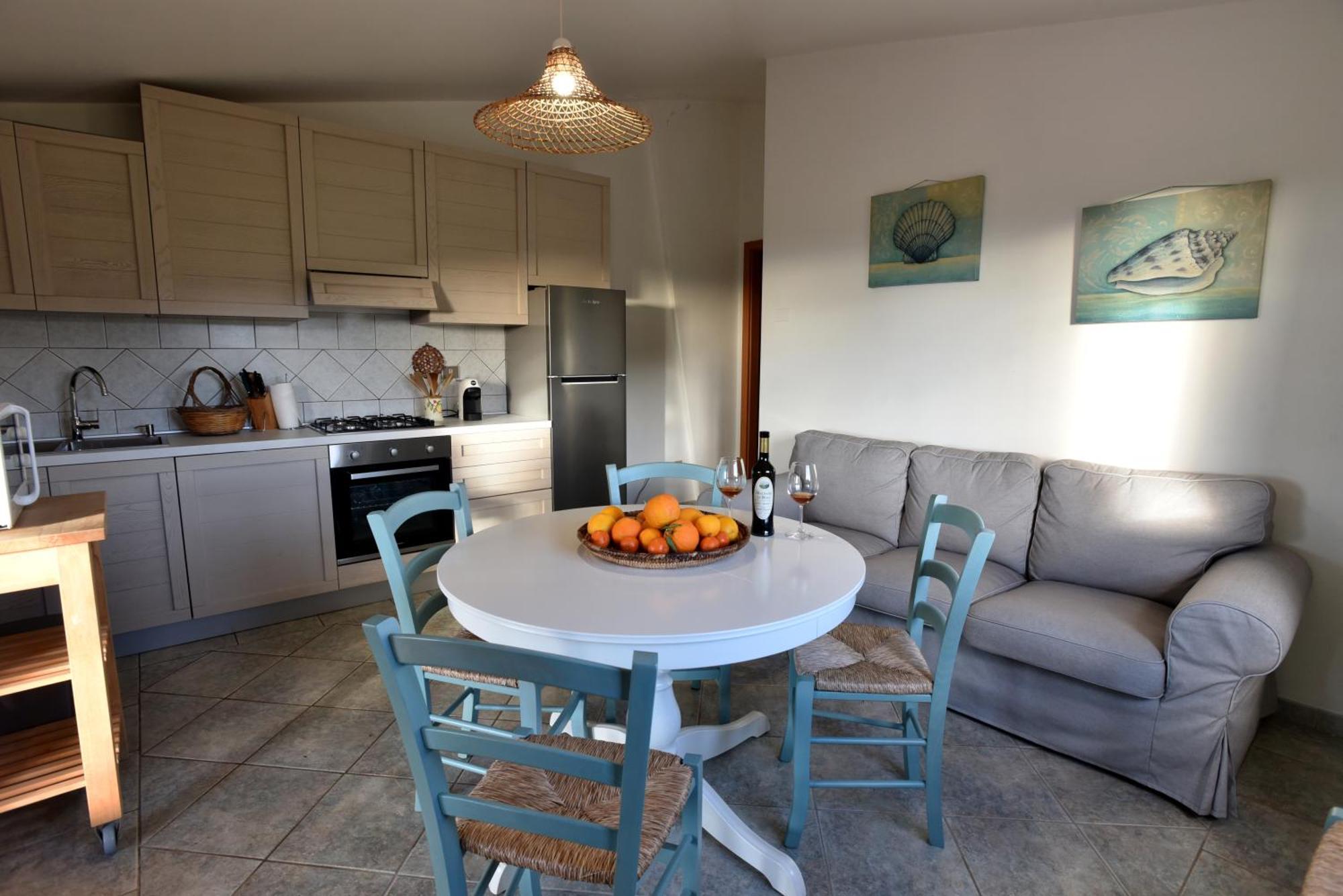Casa Nel Vigneto Con Vista Mare Apartment Magomadas ภายนอก รูปภาพ